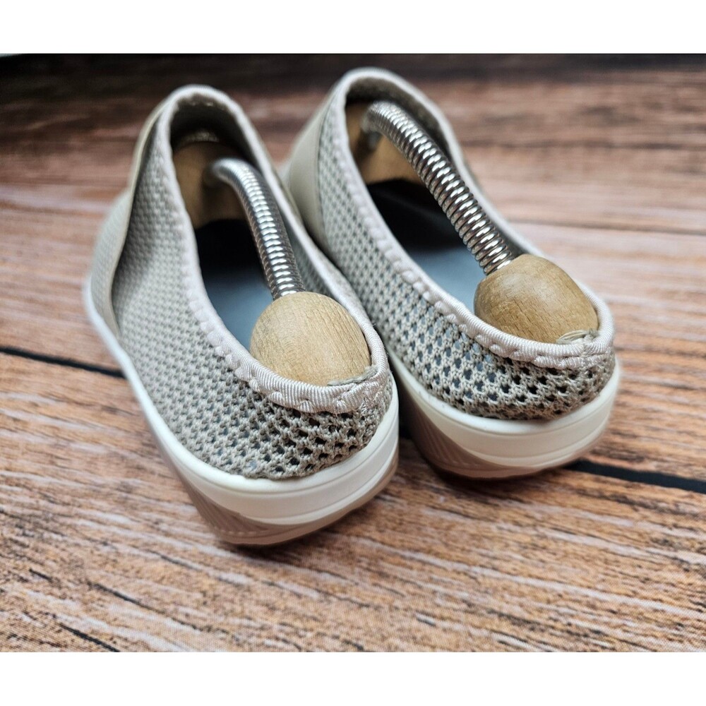 NWOB Fashion Womens 9.5-10.5 Mesh Shoes Sneaker Foam Mules Lightweight Brown - Picture 4 of 11